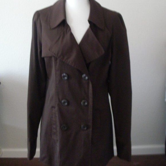Vertigo Paris Jackets & Coats Vertigo Paris Size Medium Dark Brown